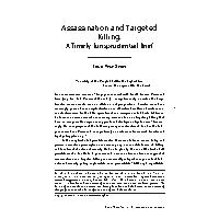 Thumbnail for Assassination and Targeted …