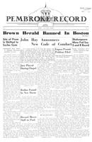 Thumbnail for The Pembroke Record …
