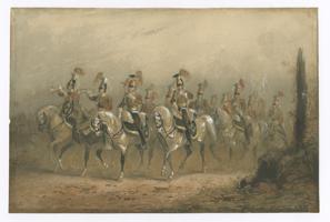 Thumbnail for 17th Lancers mounted …