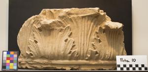 Thumbnail for Floral limestone capital