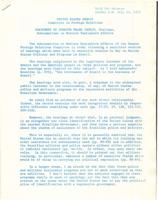 Thumbnail for Statement by Senator …