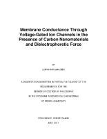 Thumbnail for Membrane Conductance Through …