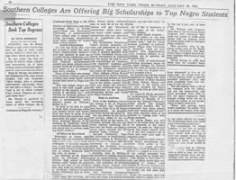 Thumbnail for Article, "Southern Colleges …