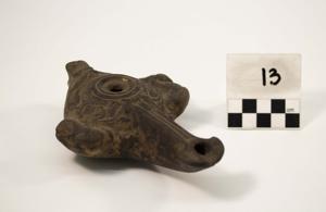Thumbnail for Terracotta oil lamp …