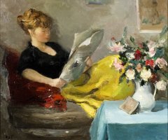 Thumbnail for Girl Reading with …