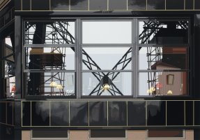 Thumbnail for Untitled (girder reflected …
