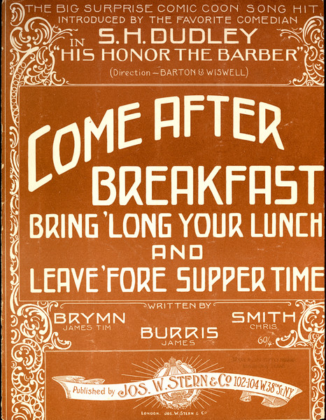 Thumbnail for Come after breakfast:: …