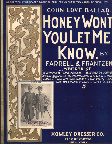 Thumbnail for Honey won't you …