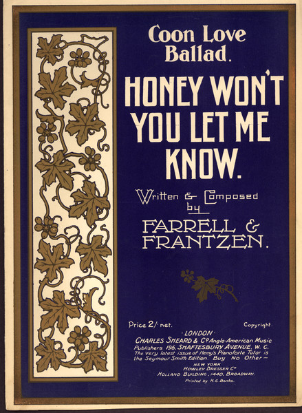 Thumbnail for Honey won't you …