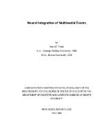 Thumbnail for NEURAL INTEGRATION OF …