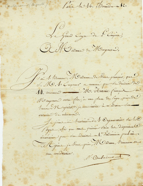 Thumbnail for Caulaincourt, Armand Augustin …