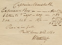 Thumbnail for Receipt for Captain …