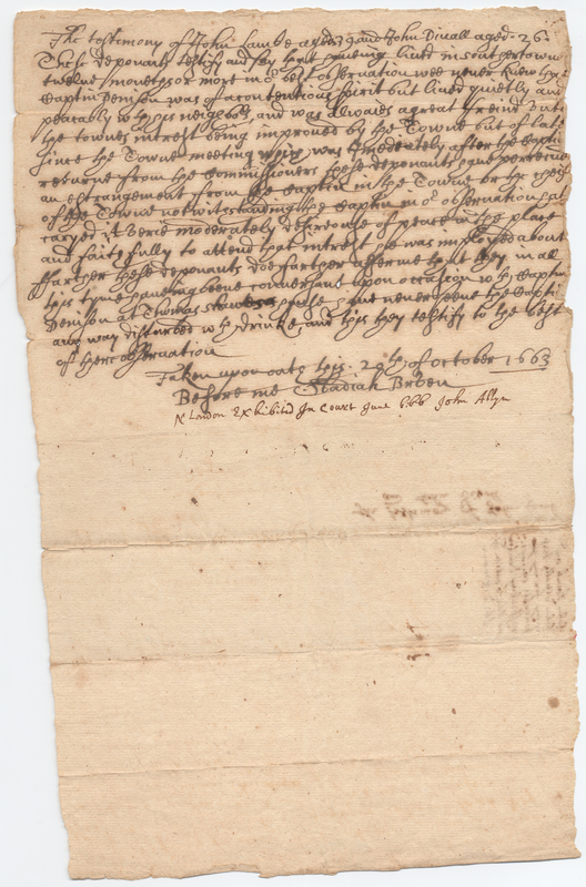 Thumbnail for Connecticut 1663-1698: <small> …
