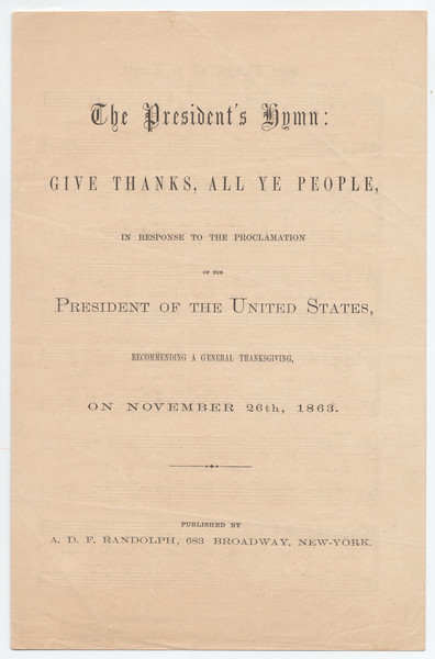 Thumbnail for The President's hymn: …