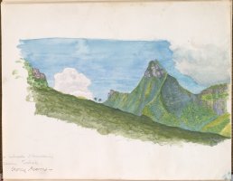 Thumbnail for Tahitian mountain landscape