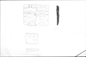 Thumbnail for drawing of carved …