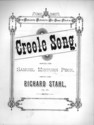 Thumbnail for Creole song:: <small> …