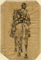Thumbnail for French cavalryman, rear …