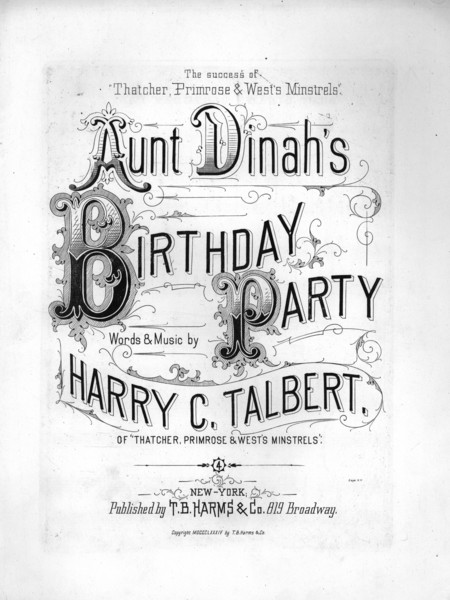 Thumbnail for Aunt Dinah's birthday …