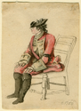 Thumbnail for British officer seated …
