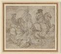 Thumbnail for Three cavalrymen on …