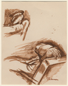 Thumbnail for Two men asleep, …