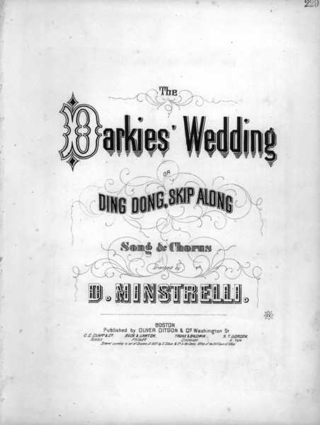 Thumbnail for The darkies' wedding, …