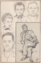 Thumbnail for 5 portrait sketches