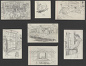 Thumbnail for 7 sketches of …