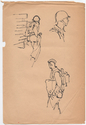 Thumbnail for 3 ink sketches