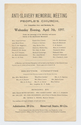 Thumbnail for Anti-slavery memorial meeting …