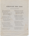 Thumbnail for Circular for 1853