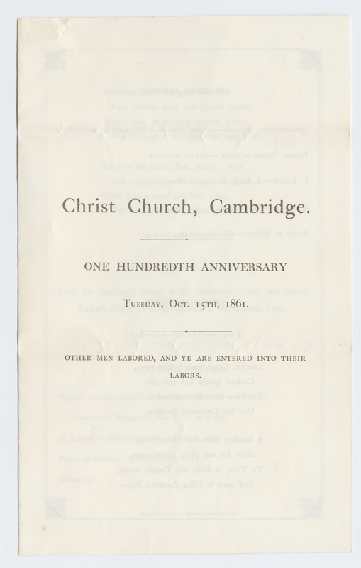Thumbnail for Christ Church, Cambridge. …