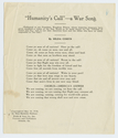 Thumbnail for "Humanity's call": <small> …