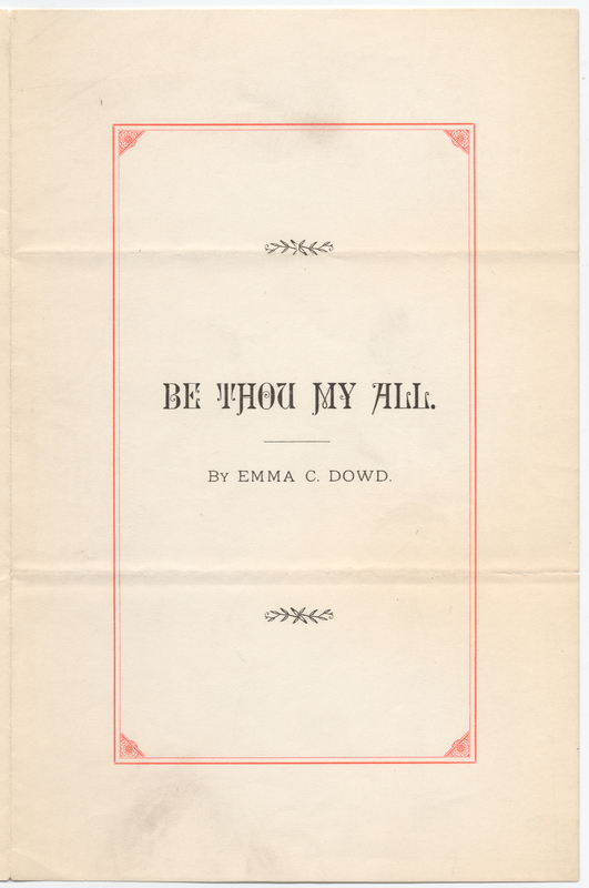 Thumbnail for Be thou my …