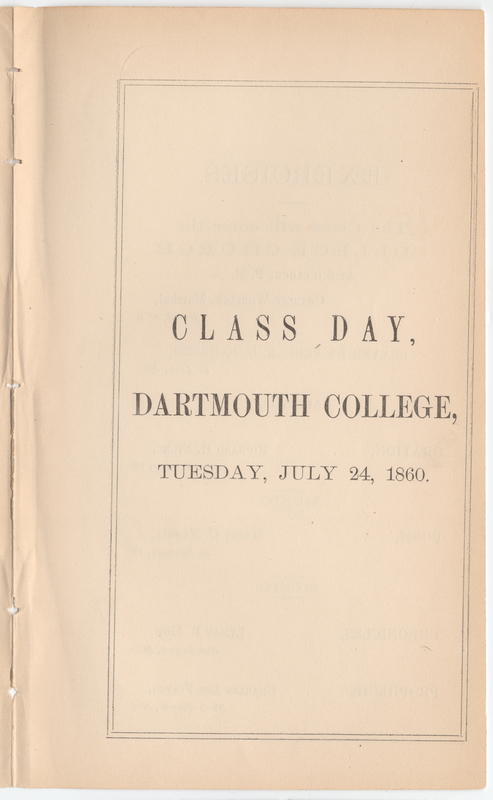 Thumbnail for Class day, Dartmouth …