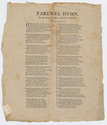 Thumbnail for Farewel hymn, On …