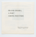 Thumbnail for Frank O'Hara, a …