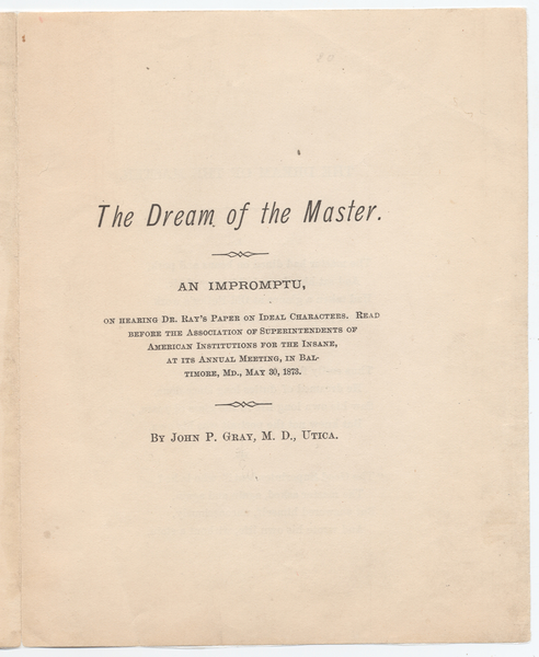 Thumbnail for The dream of …