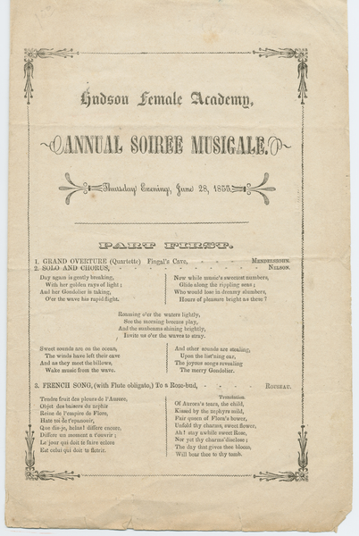 Thumbnail for Annual soiree musicale, …