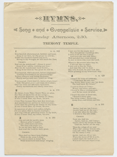 Thumbnail for Hymns: <small> Song …