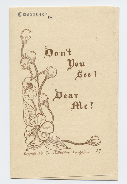 Thumbnail for Don't you see? …