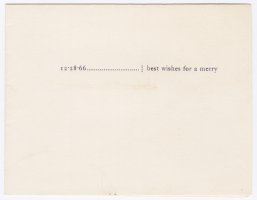Thumbnail for 12.28.66. Best wishes …