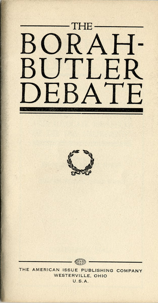 Thumbnail for The Borah-Butler debate: …
