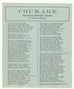 Thumbnail for Courage: <small> remembering …