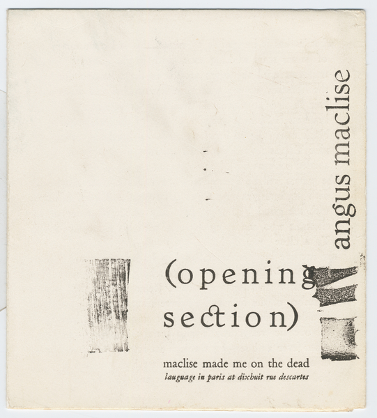 Thumbnail for (Opening section): <small> …