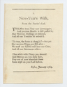 Thumbnail for A New-Year's Wish, …