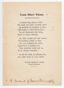 Thumbnail for Frank Elbert Watson