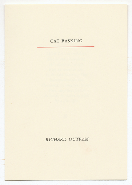 Thumbnail for Cat basking [1 …