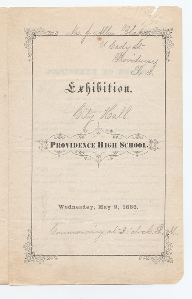 Thumbnail for Exhibition. Providence High …